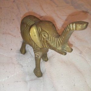 Vintage Brass Elephant